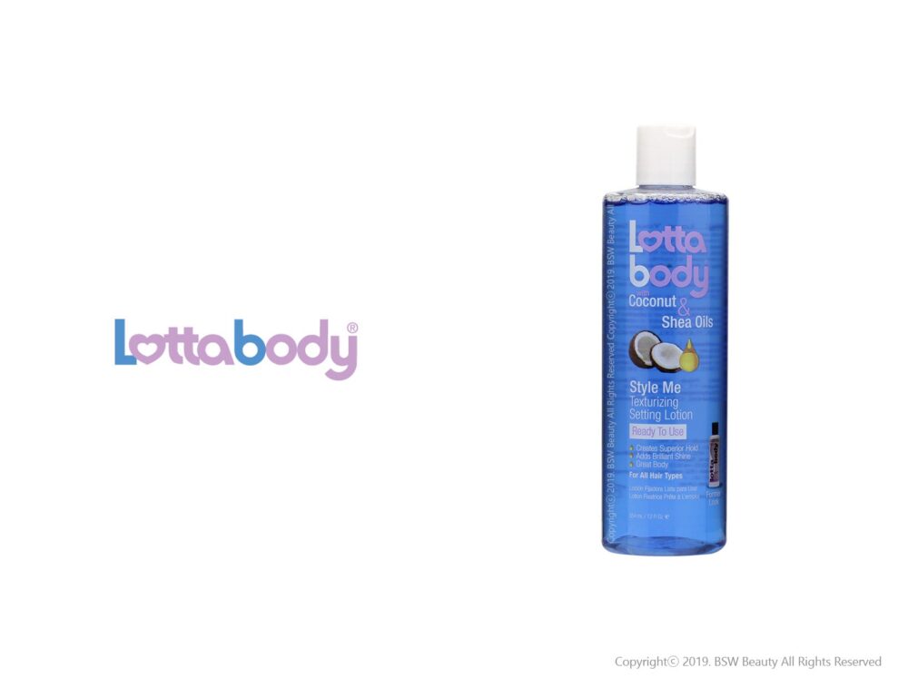 LOTTABODY COCONUT & SHEA OILS STYLE ME TEXTURIZING SETTING LOTION 12oz