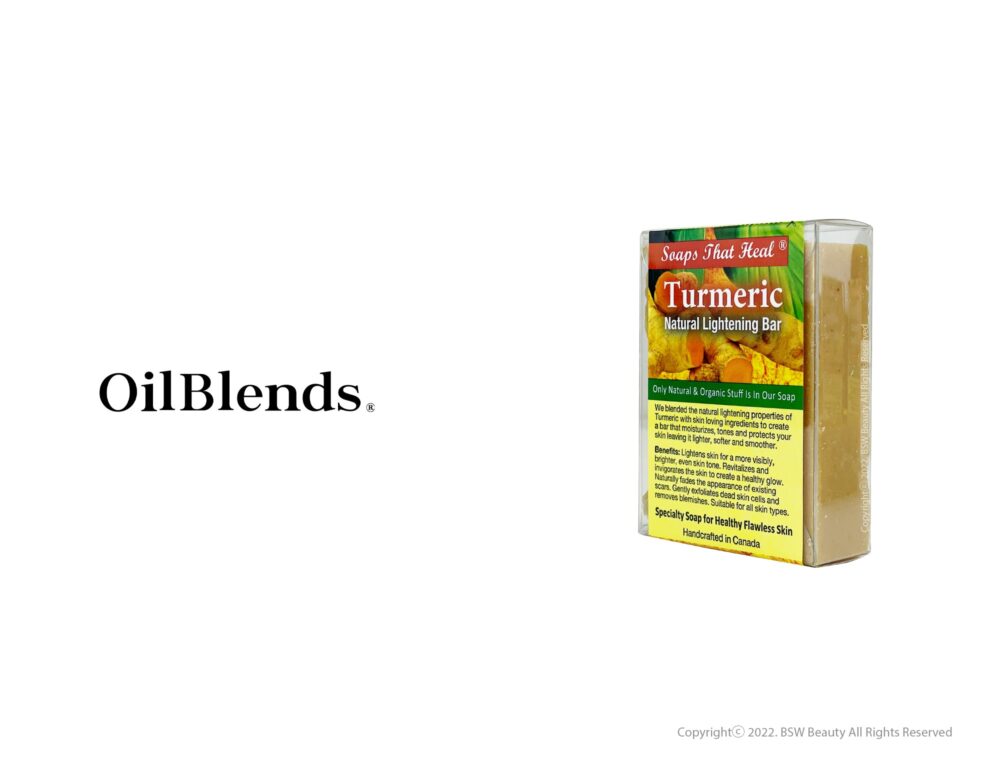 OIL BLENDS TURMERIC BAR SOAP - NATURAL LIGHTENING